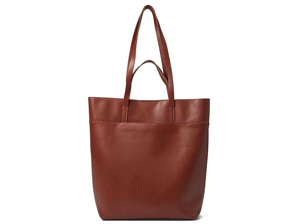 Madewell The Essential Tote in Leather (Warm Cinnamon) Handbags