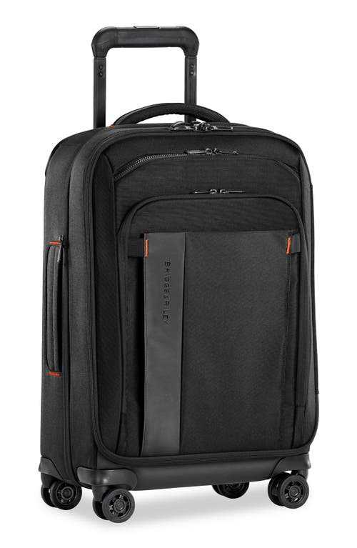 Briggs & Riley ZDX 22-Inch Expandable Spinner Suitcase in Black at Nordstrom