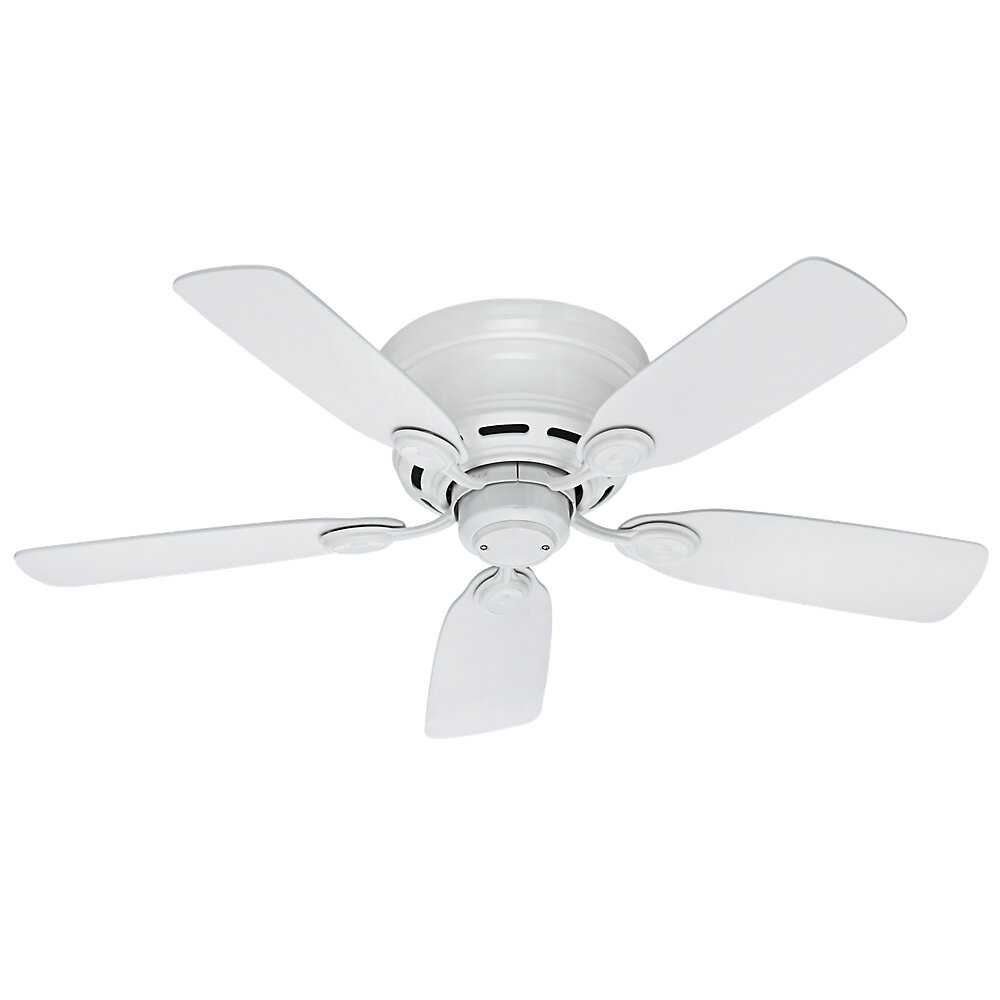 42" Low Profile IV 5 - Blade Ceiling Fan with Pull Chain