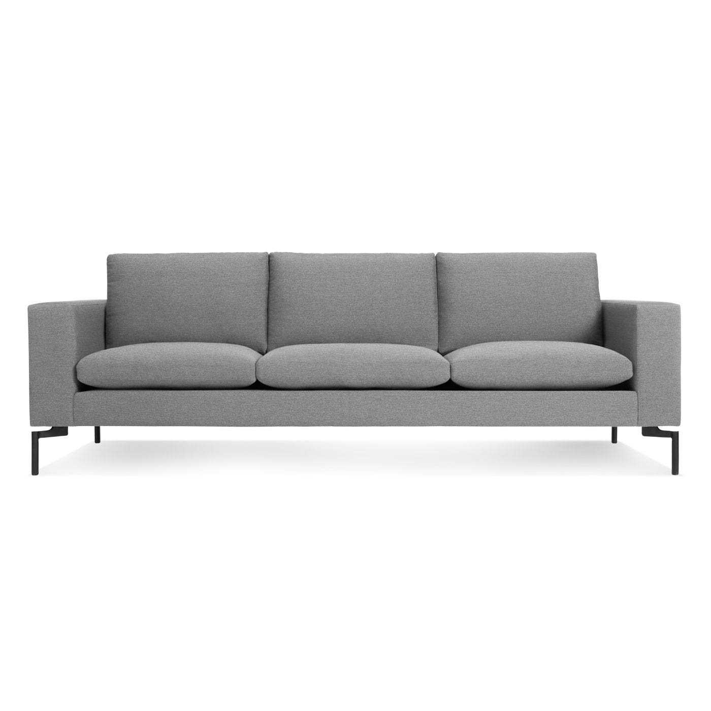 The New Standard 92" Sofa, Spitzer Grey / Black