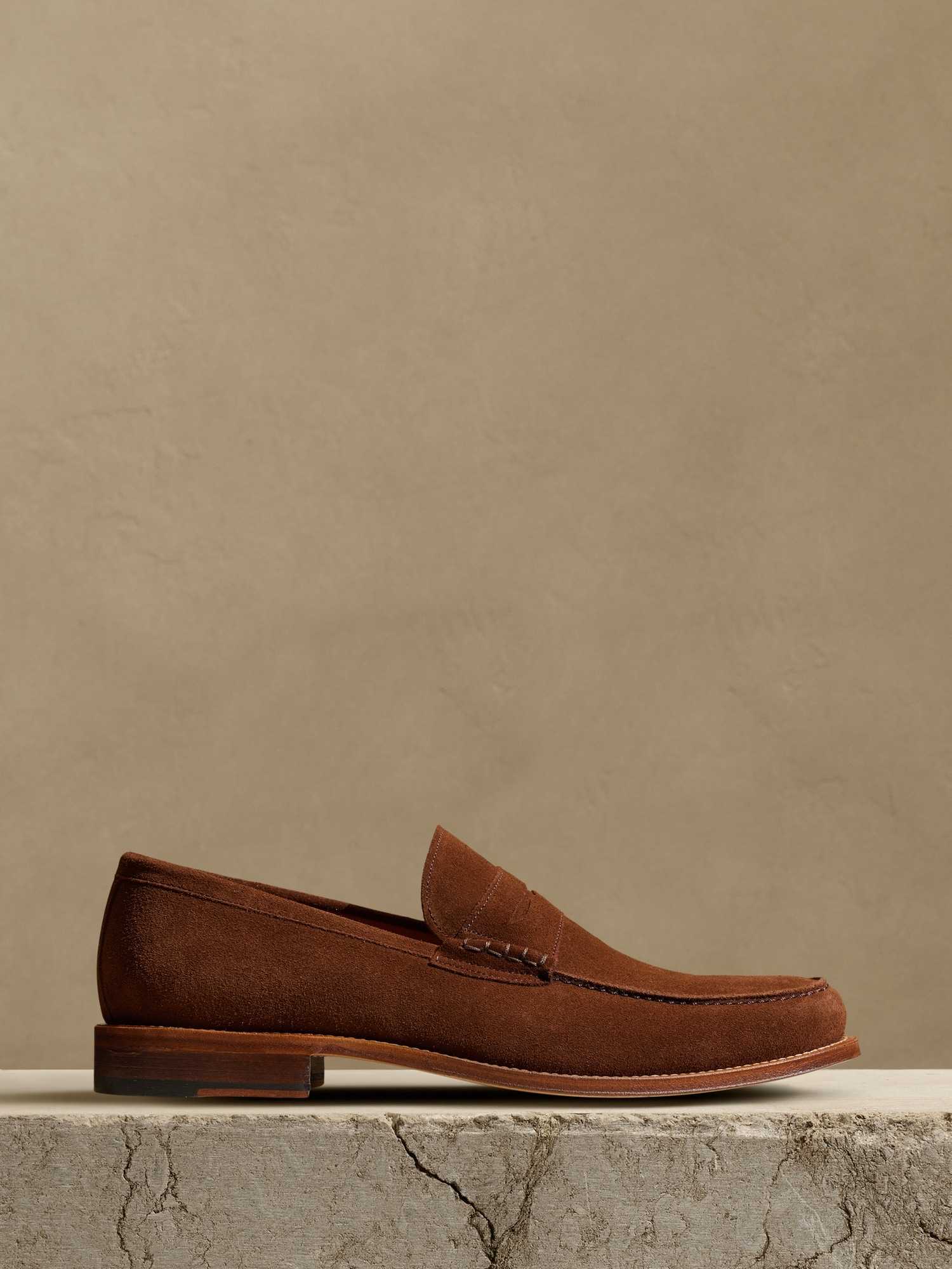 Banana Republic Suede Penny Loafers