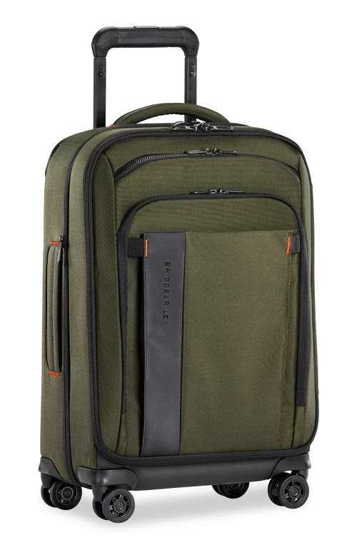 Briggs & Riley ZDX 22-Inch Expandable Spinner Suitcase in Hunter Green at Nordstrom