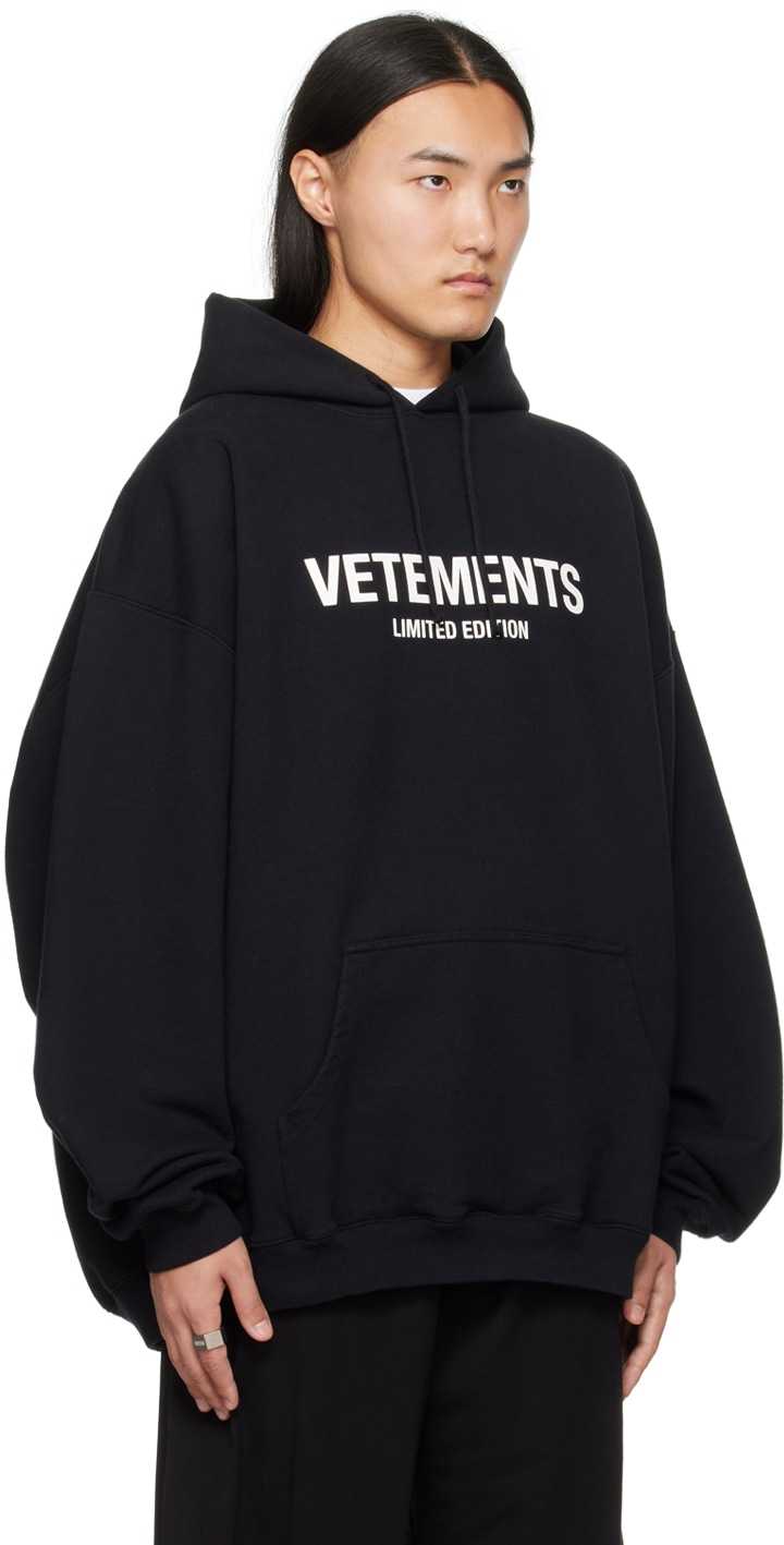 Vetements Black ‘Limited Edition’ Hoodie