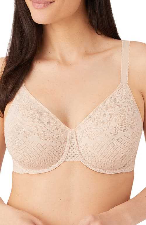 Wacoal Visual Effects Underwire Minimizer Bra in Sand at Nordstrom, Size 36G