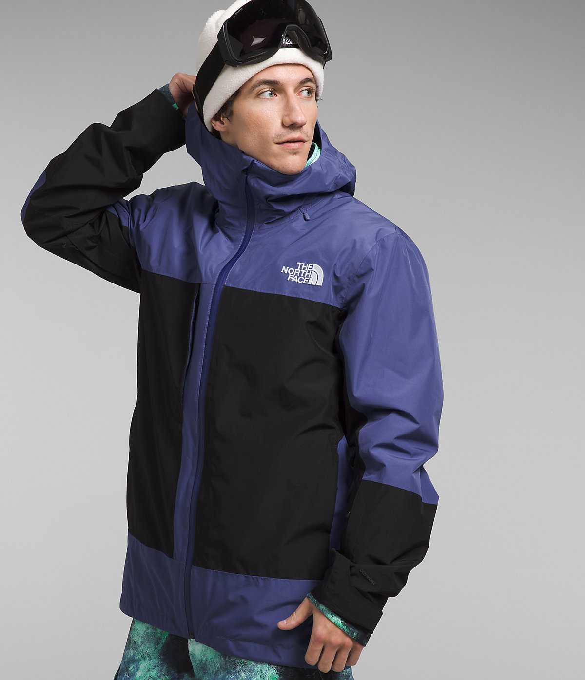 The North Face Men’s Thermoball™ Eco Snow Triclimate® Waterproof Jacket (Size: Small): Cave Blue