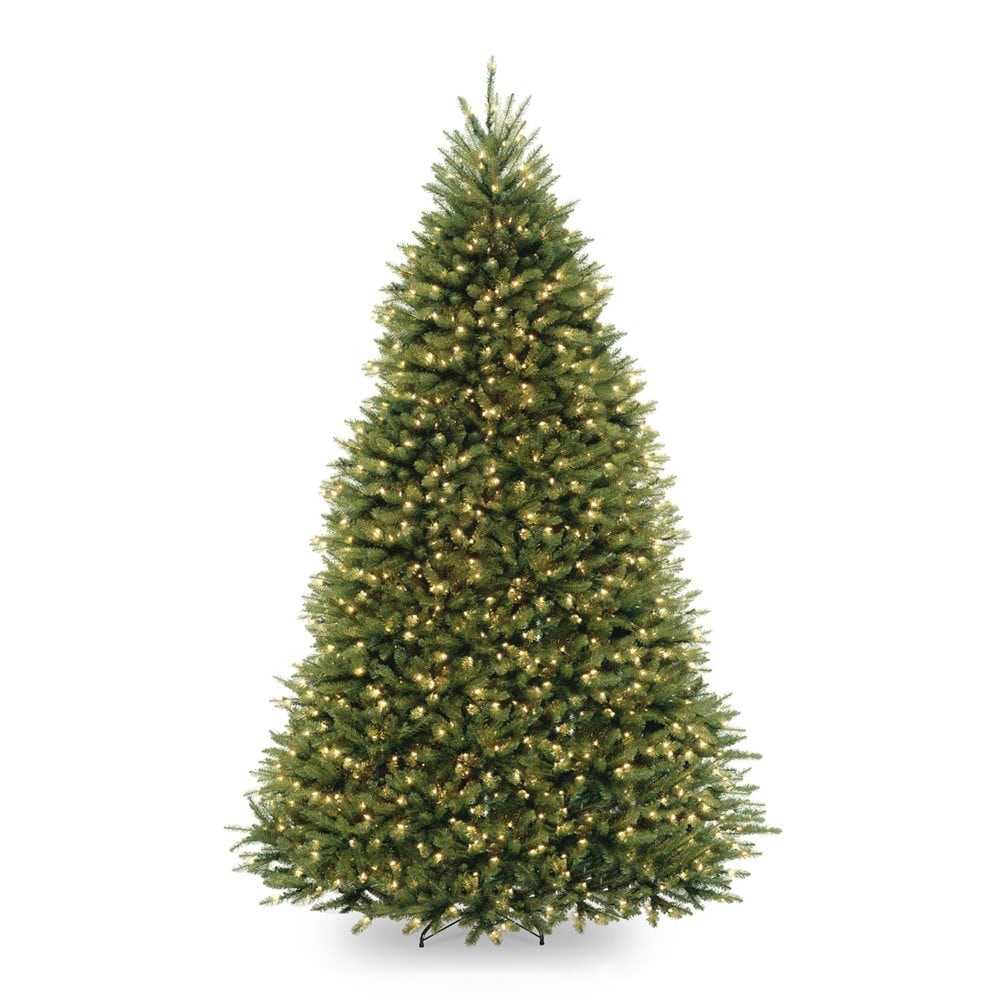 National Tree Company 9-ft Pre-lit Artificial Christmas Tree with Incandescent Lights | DUH-90LO