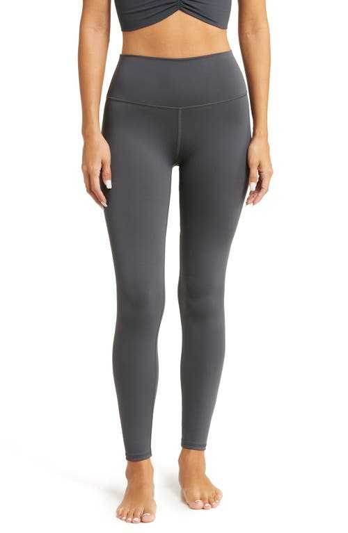 Alo Airlift High Waist 7/8 Leggings in Anthracite at Nordstrom, Size Medium
