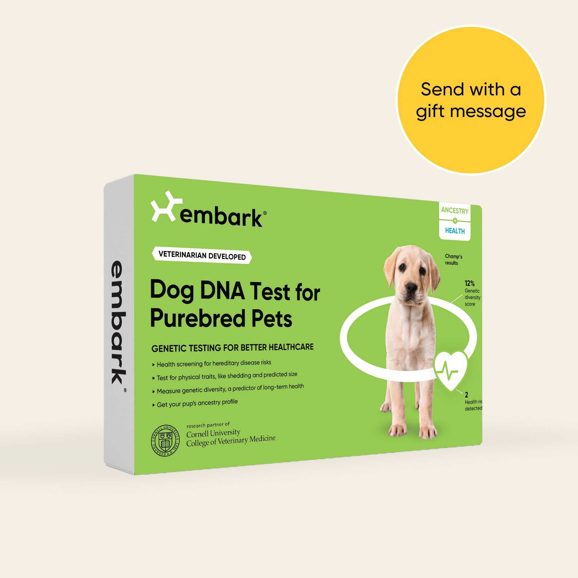 Embark Ancestry + Health Dog DNA Test for Purebred Pets