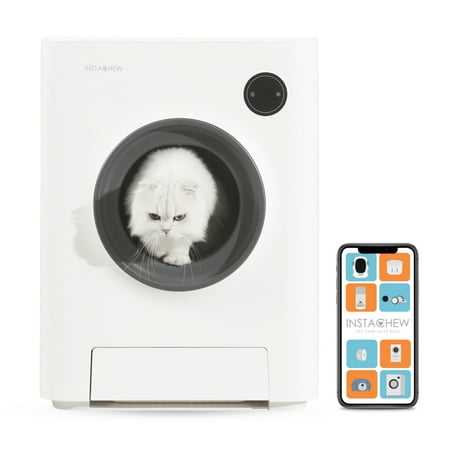 Instachew Purrclean Self-Cleaning Automatic Cat Litter Box with App Control Support 5GHz & 2.4GHz WiFi