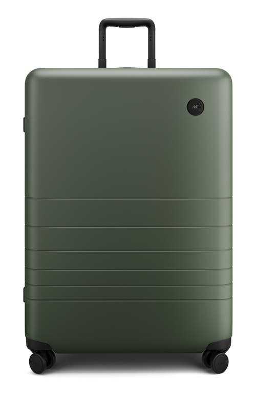 Monos 30-Inch Large Check-In Spinner Luggage in Olive Green at Nordstrom