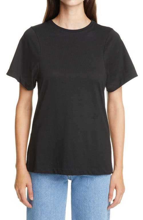 TOTEME Espera Organic Cotton T-Shirt in Black at Nordstrom, Size X-Small