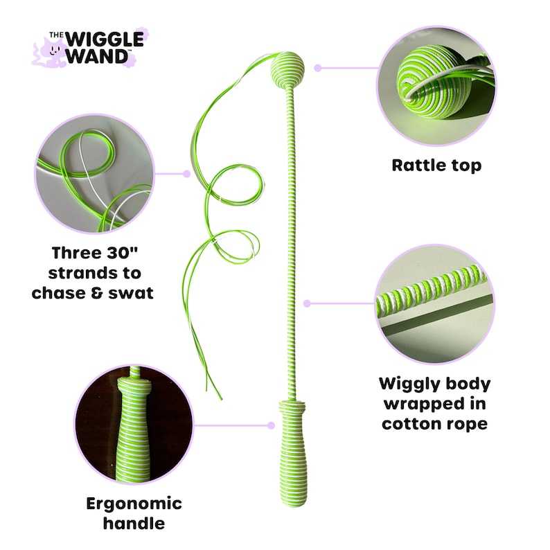 The Wiggle Wand™ Cat Toy
